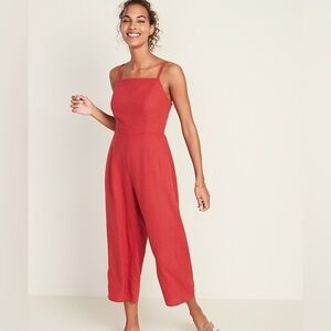 Old Navy Square-Neck Cami Jumpsuit with Pockets